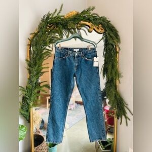 Redone 70s low rise straight leg jeans NWT size 27